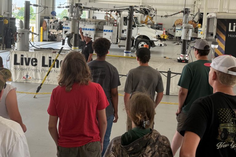 Live Line Demo at Henry County REMC Summer Cooperative Camp